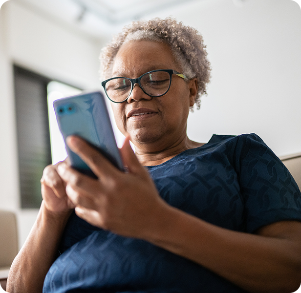 A member on a call with Thyme Care