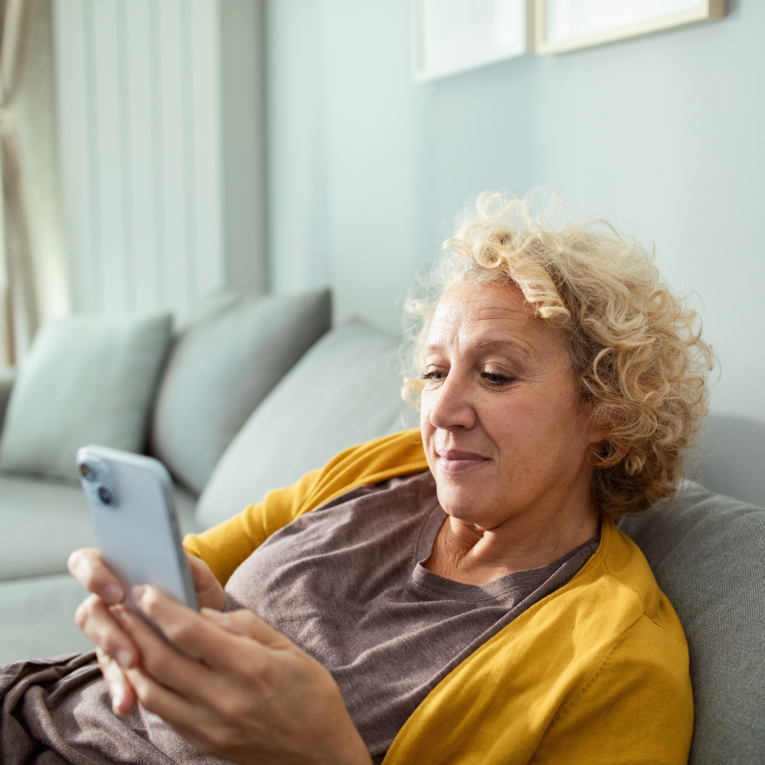 Patient on phone for health & wellness visit