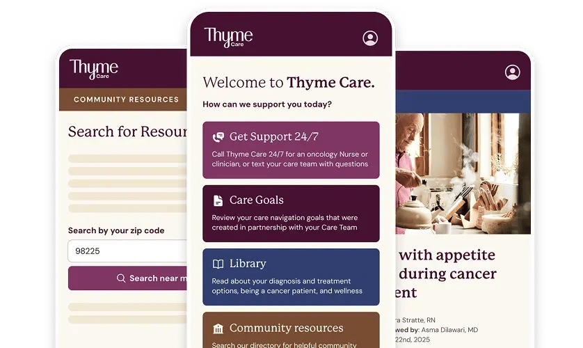 Image of member's app.