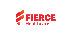 Fierce Healthcare logo in orange-red