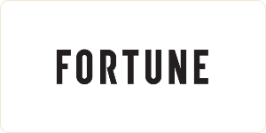 Fortune logo in condensed sans serif font